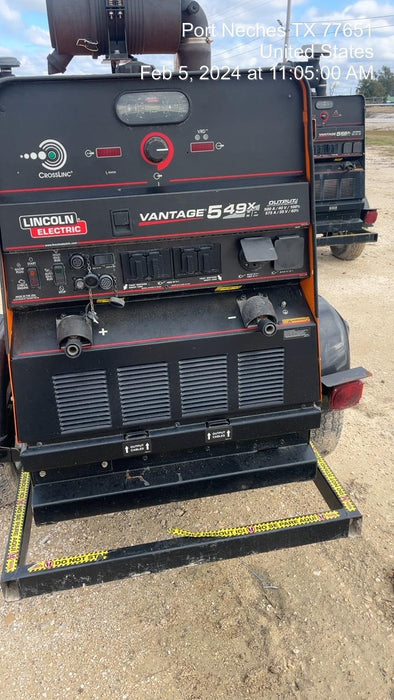 2022 Lincoln Electric Vantage 549X Crosslink Technology, Trailer Mounted, ES Decals, T3