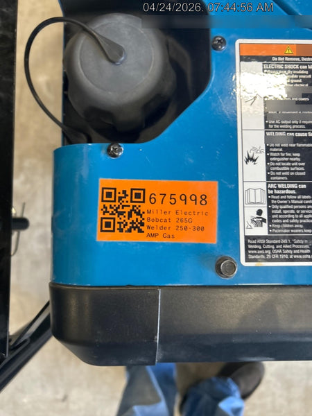 2026 MILLER ELECTRIC Bobcat 265 G