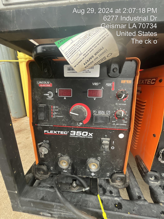 2022 LINCOLN ELECTRIC FLEXTEC 350X