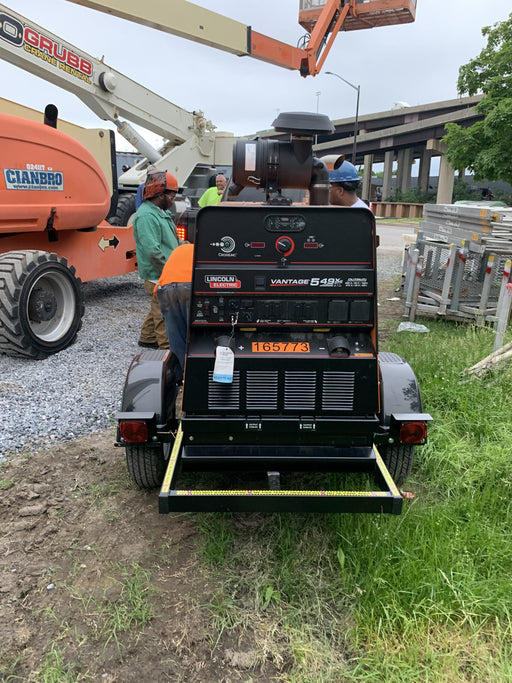 2021 Lincoln Electric Vantage 549X Ready Pak 3, ORANGE (includes trailer, cable rack, fender light kit)