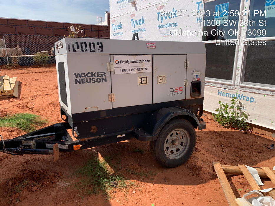 2018 WACKER NEUSON G25