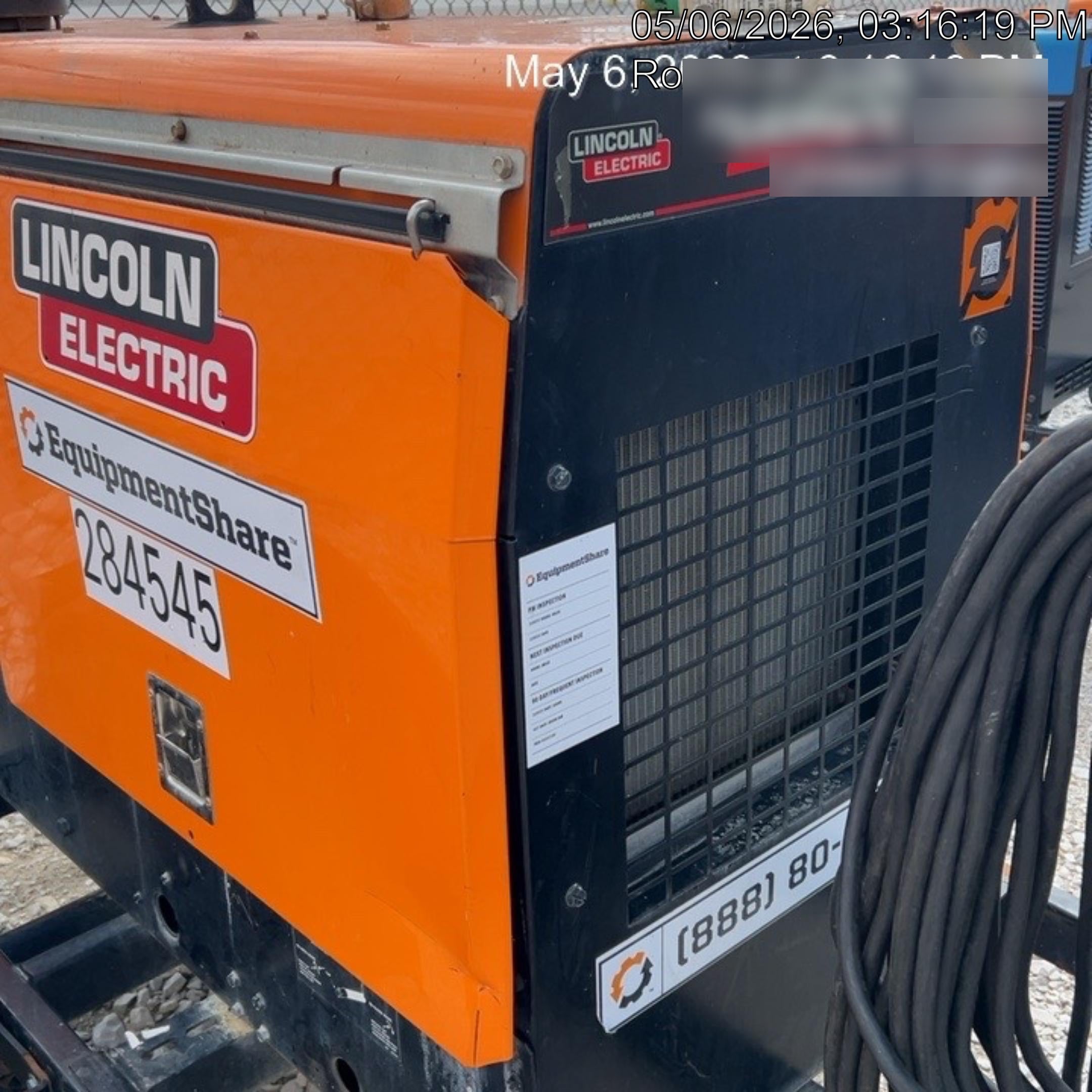 2022 Lincoln Electric LE400 Kubota V1505, Trlr, Cable Rack, Light Kit, ES Decals, T3