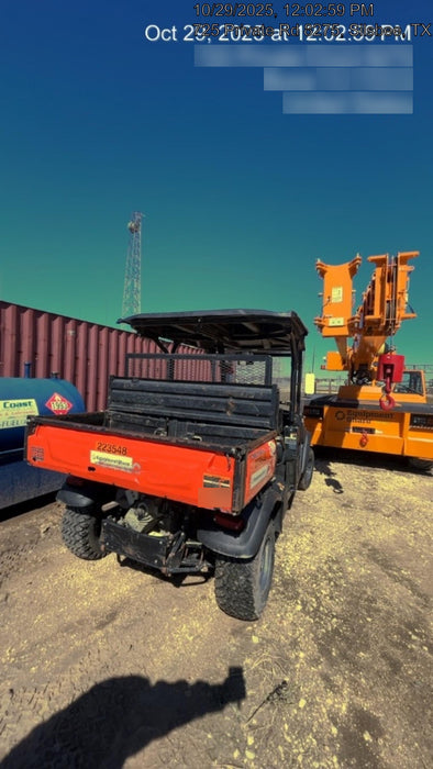 2022 Kubota RTV-X1140W-H Plastic Canopy, Windshield Acrylic Clear, LED Strobe Light, Wire Harness Kit, Back up Alarm