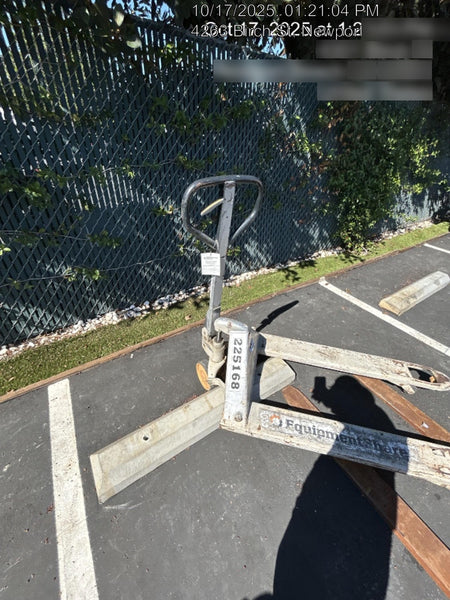 2022 CROWN 5,500lb Manual Pallet Jack - Crown