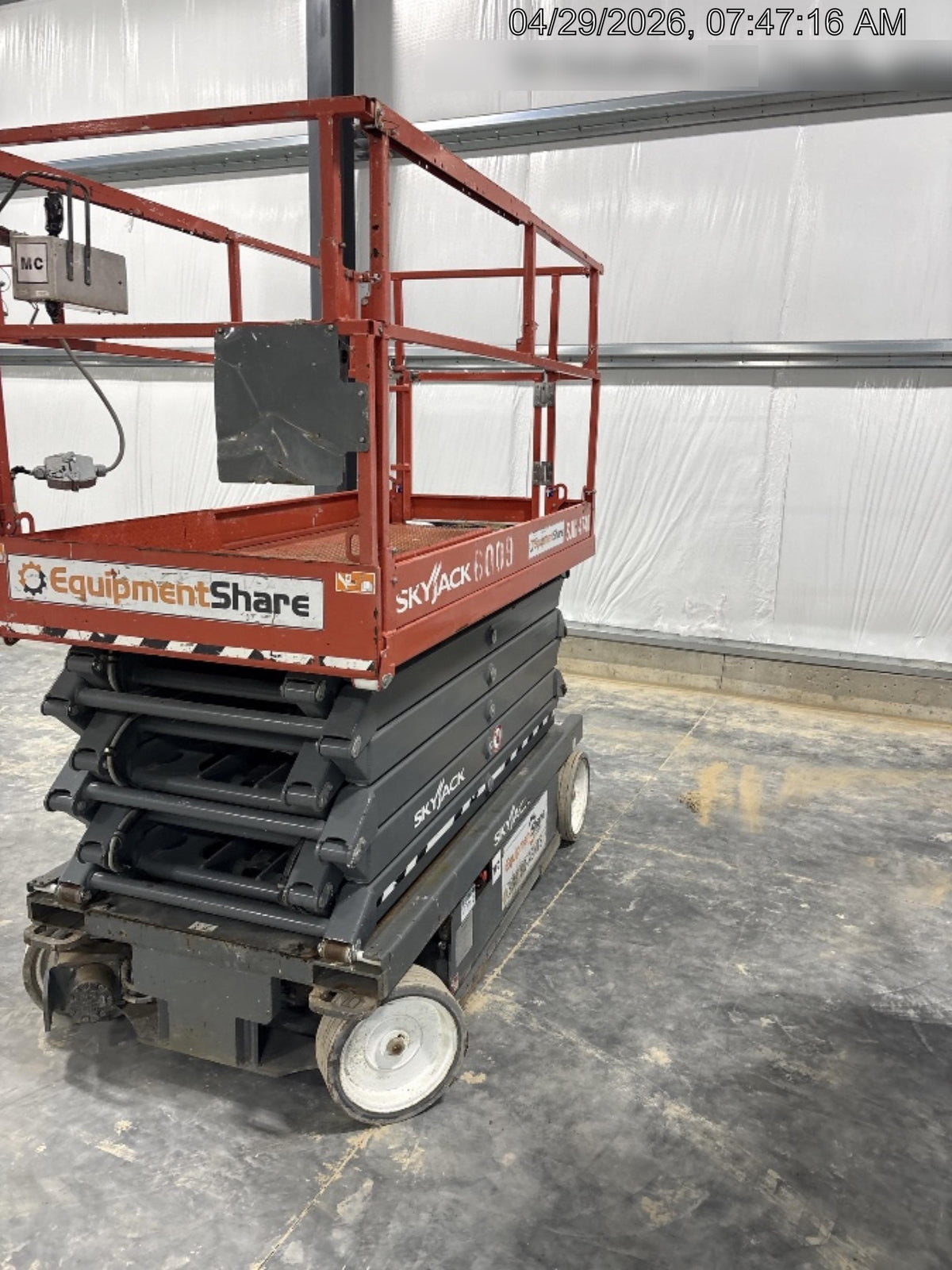 2017 Skyjack SJIII-4740 Skyjack SJ4740, Extended Warranty 5yr/5k hr