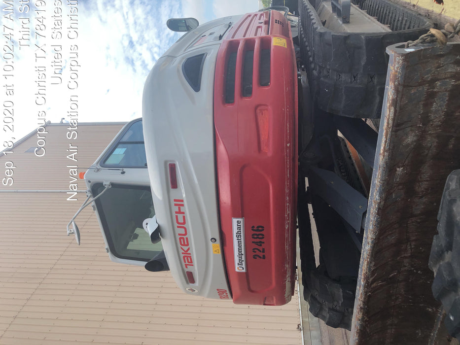 2019 Takeuchi TB290 Takeuchi TB290 Cab/Heat/AC w/Rubber Tracks, Auxiliary Hydraulics, Dozer Blade, Manual QC