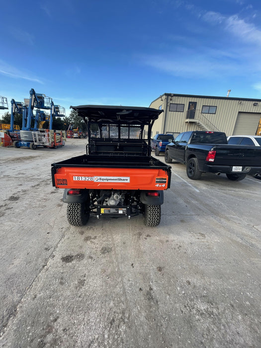 Kubota RTV-X1140W-H Plastic Canopy, Windshield Acrylic Clear, LED Strobe Light, Wire Harness Kit, Back up Alarm