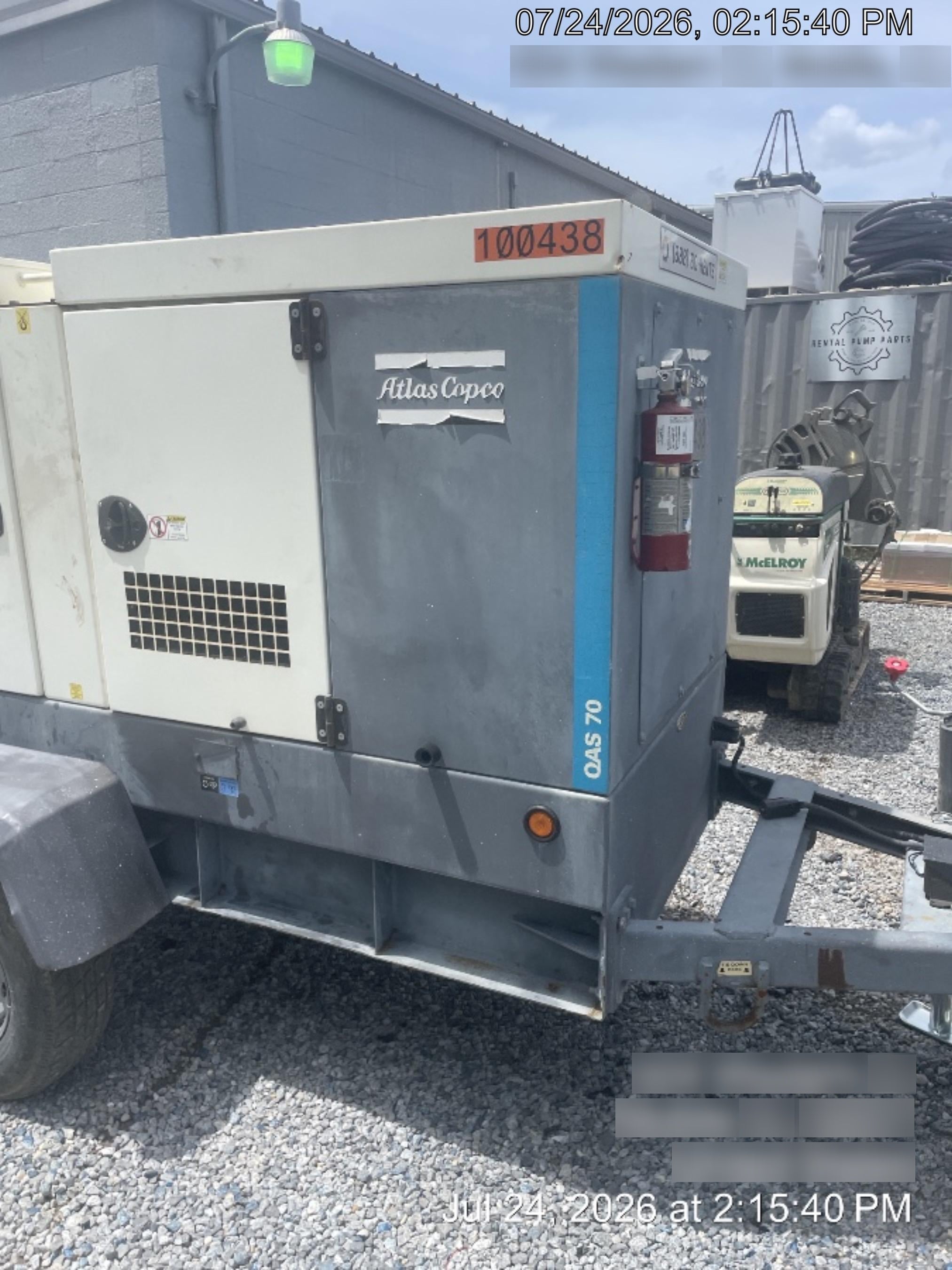 2020 ATLAS COPCO QAS 70