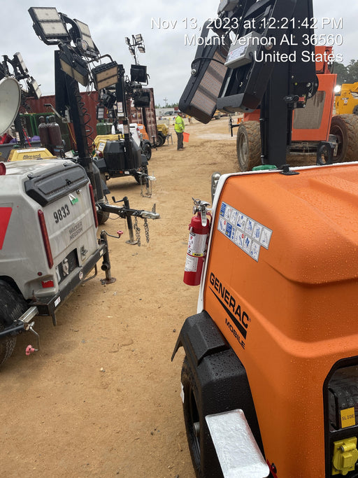 2023 Generac MLT2 Diesel, Flex Switch 120V Input, Powerzone Controller, 
(4) 320W LED Lights, 4kW Generator, 39.9 Gal Fuel Tank, 2" Ball, T3