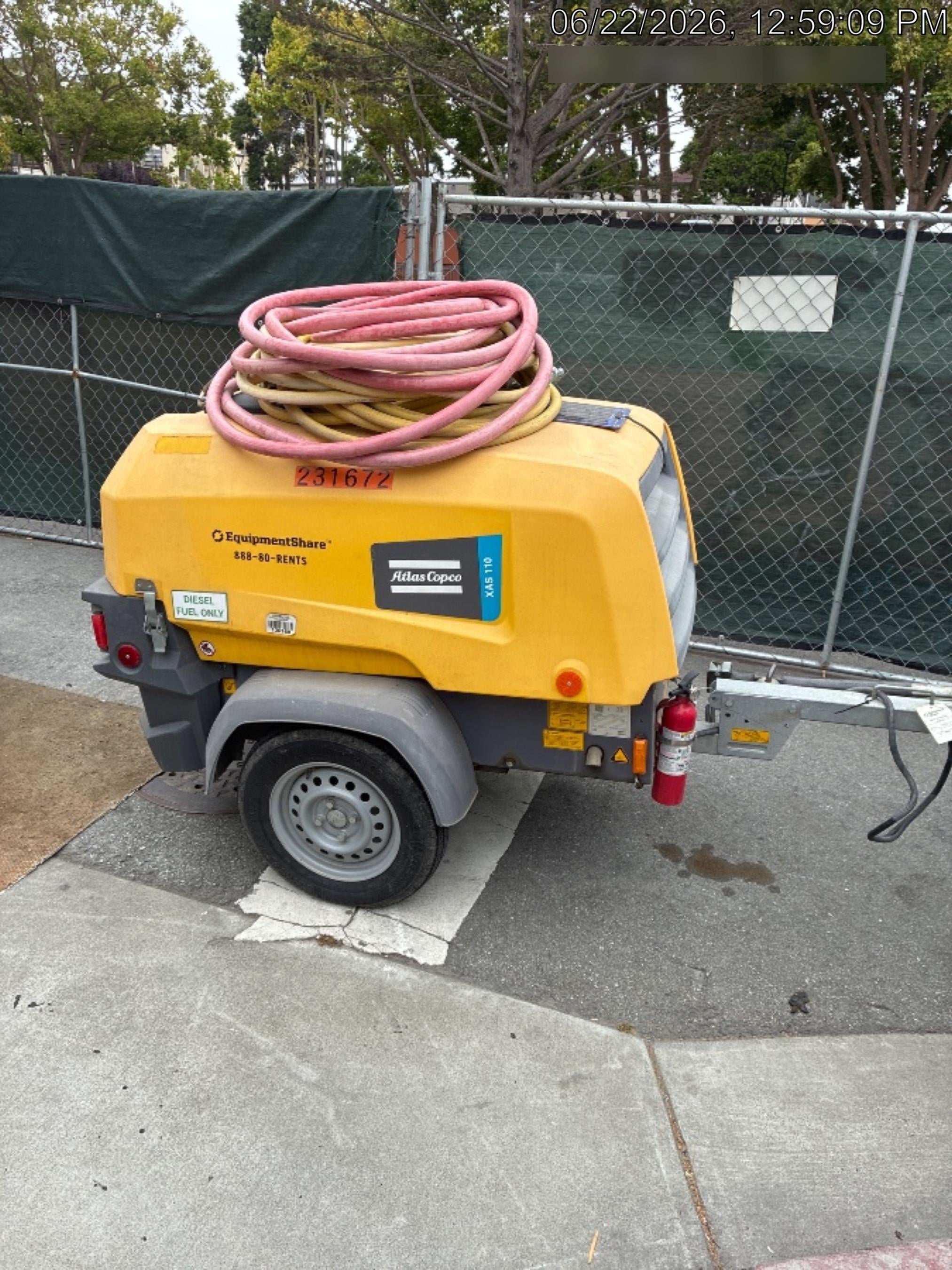 2022 ATLAS COPCO XAS 110