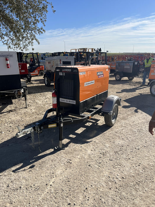 2022 Lincoln Electric LE400 Kubota V1505, Trlr, Cable Rack, Light Kit, ES Decals, T3