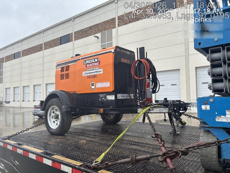 2021 Lincoln Electric Vantage 322 Vantage 322 Ready Pak 3 w/ Telematics & Decals, ORANGE (includes trailer, cable rack, fender light kit)