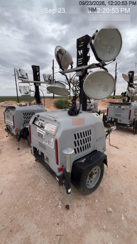 Wacker Neuson LTV6K-MH Wacker Neuson LTV6K Mobile Light Tower w/Fuel Level Sensor Installed