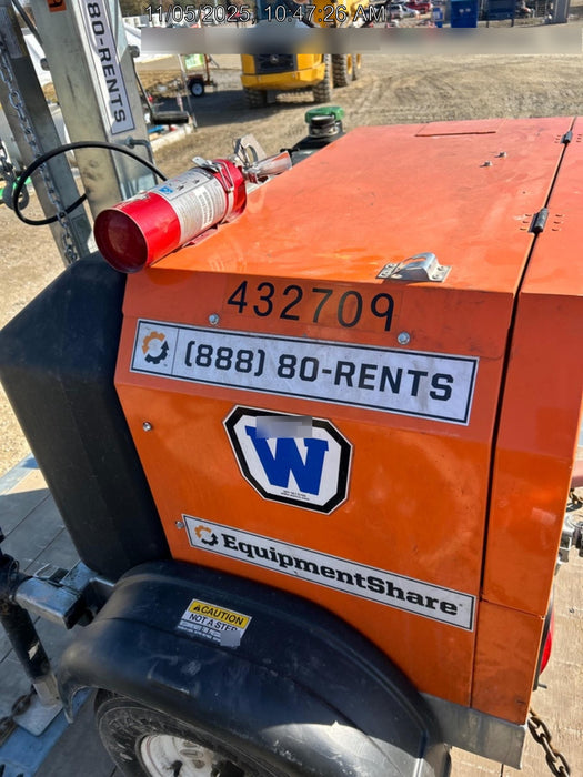 2024 Wanco WLTT-4MM4K Diesel, Deep Sea Controller, Shore Power Plug, Auto Start, (4) 350W LED Floodlights, 4kW Generator, 60 Gal Fuel Tank, 2" Ball, T3