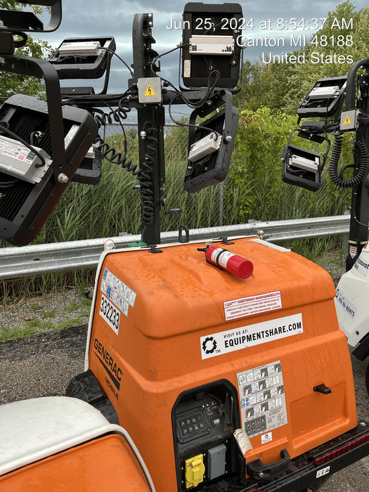 2023 Generac MLT2 Diesel, Flex Switch 120V Input, Powerzone Controller, (4) 320W LED Lights, 4kW Generator, 39.9 Gal Fuel Tank, 2" Ball, T3