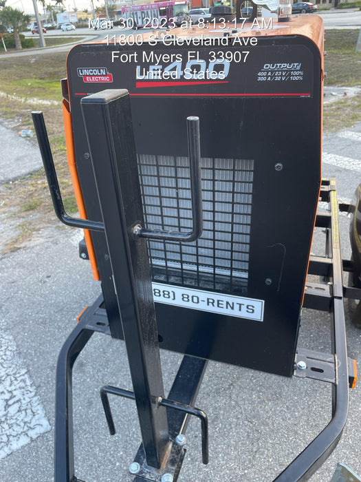 2022 Lincoln Electric LE400 Kubota V1505, Trlr, Cable Rack, Light Kit, ES Decals, T3