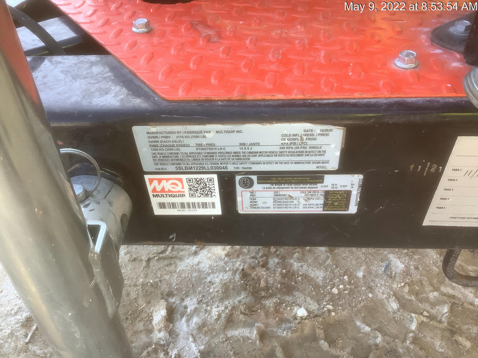 2020 MULTIQUIP WT5C