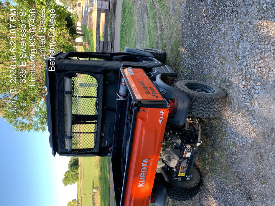 2019 Kubota RTV-X900 4wd Utility Cart, 2 Seat, Diesel, LED Strobe, Windshield Tempered Glass, Plastic Canopy, Wire Harness Kit, Backup Alarm