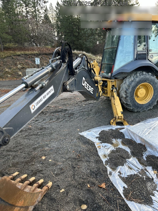 2020 John Deere 310LEP Cab/Heat/Air, 4WD, Standard Stick, Pilot Controls, 2 Way Hydraulics, TAG Manual QC