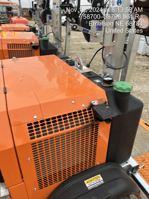 2024 Wanco WLTT-4MM4K Diesel, Deep Sea Controller, Shore Power Plug, Auto Start, (4) 350W LED Floodlights, 4kW Generator, 60 Gal Fuel Tank, 2" Ball, T3