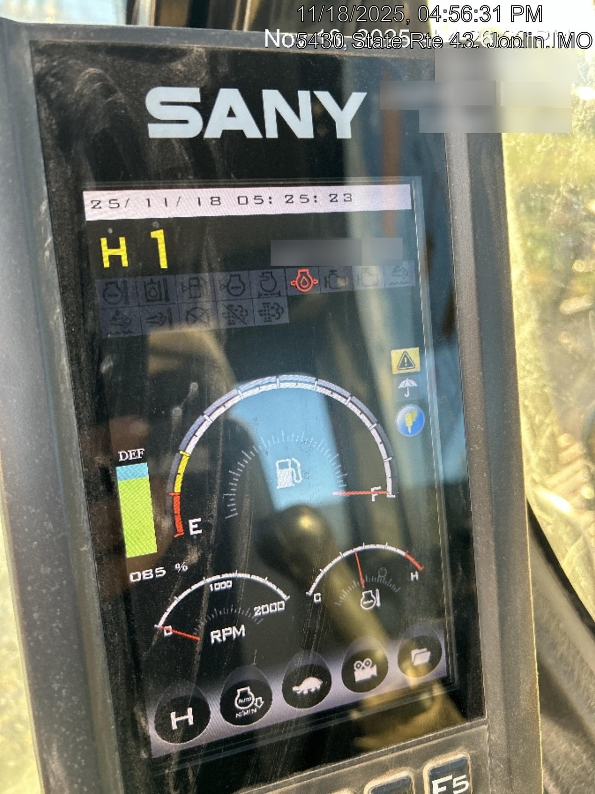 2019 SANY SY265C LC