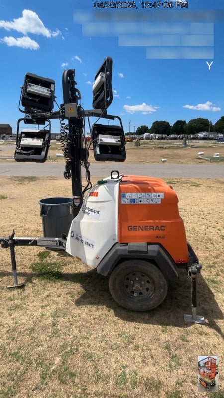 2024 Generac MLT6SKDS-STD4 ELEC WINCH Diesel, Electric Winch Mast, Powerzone Controller, (4) 320W LED Lights, 4kW Generator, 39.9 Gal Fuel Tank, 2" pintle, T3