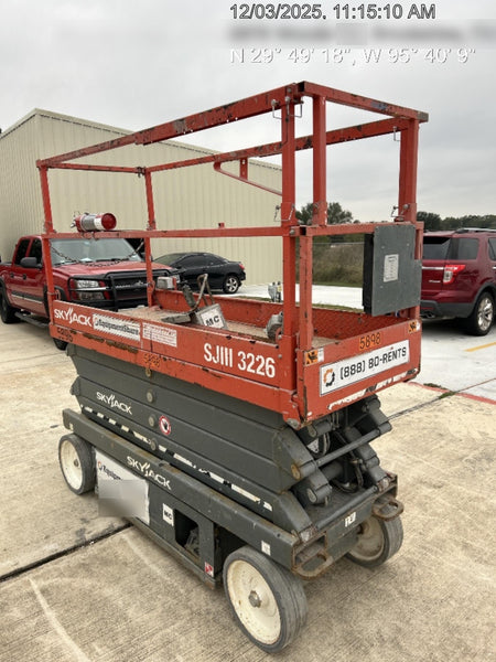 2017 Skyjack SJIII-3226 Skyjack SJ3226, Trojan Battery Set, Extended Warranty 5yr/5k hr