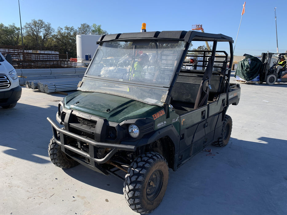 2019 Kawasaki Mule PRO-DXT Standard Options, Backup Alarm, Beacon, Plastic Hard Top, Poly Windshield, Horn Kit