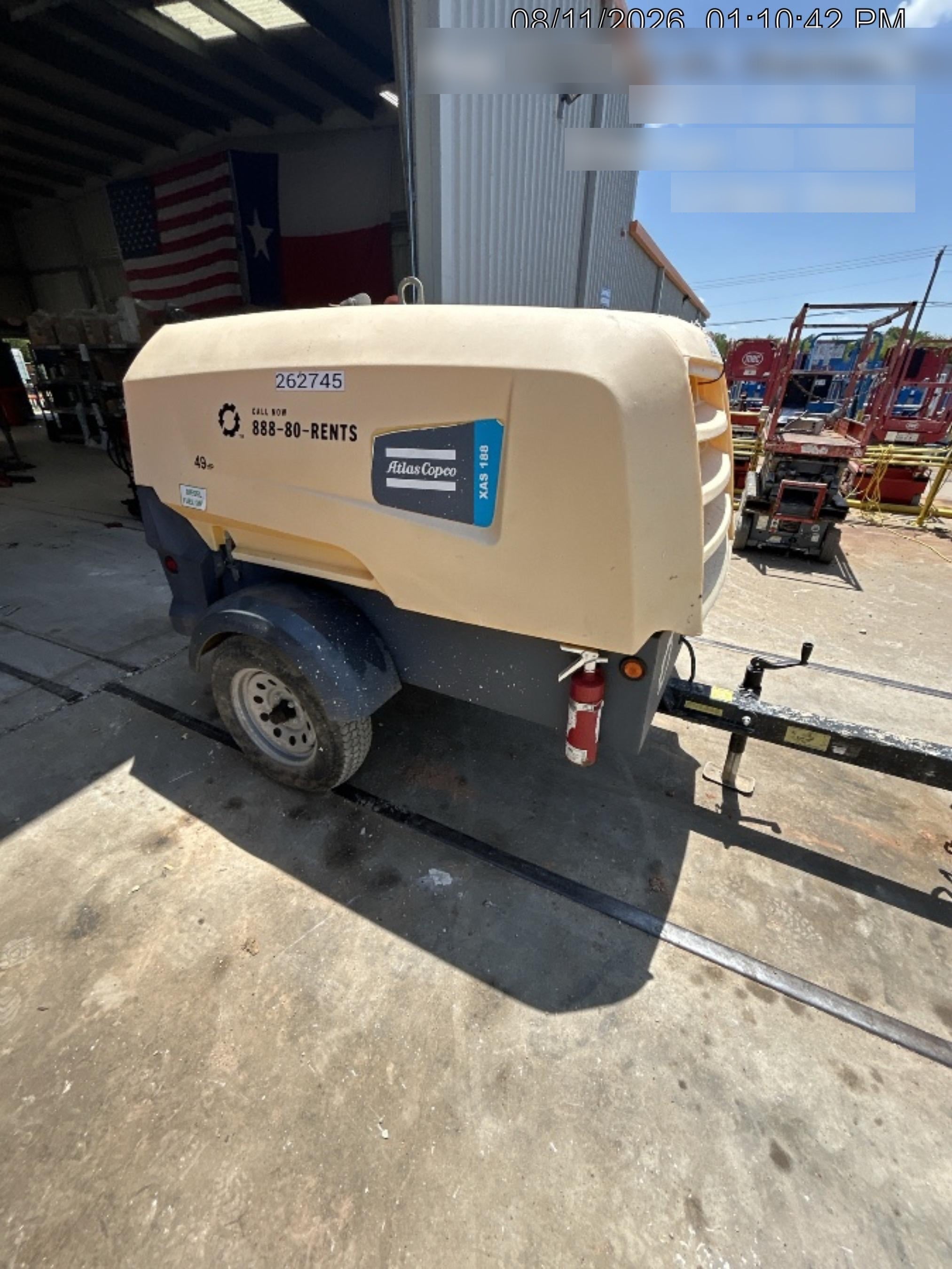 2022 ATLAS COPCO XAS188 CWK