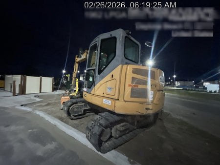 2015 Case CX80C CLOSED CAB, A/C, RUBBER TRACKS PADS, 7'-2" ARM