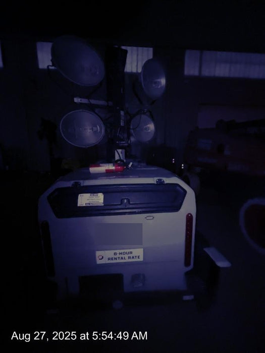 2019 Wacker Neuson LTV6L-MH Wacker Neuson LTV6L Mobile Light Tower w/Fuel Level Sensor Installed