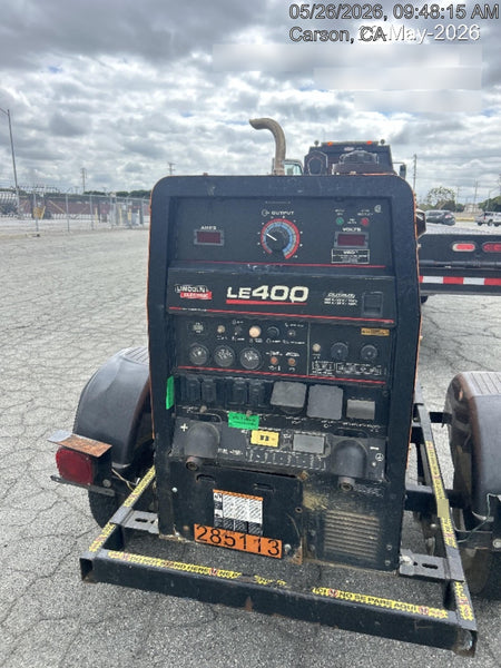 2022 Lincoln Electric LE400 Kubota V1505, Trlr, Cable Rack, Light Kit, ES Decals, T3
