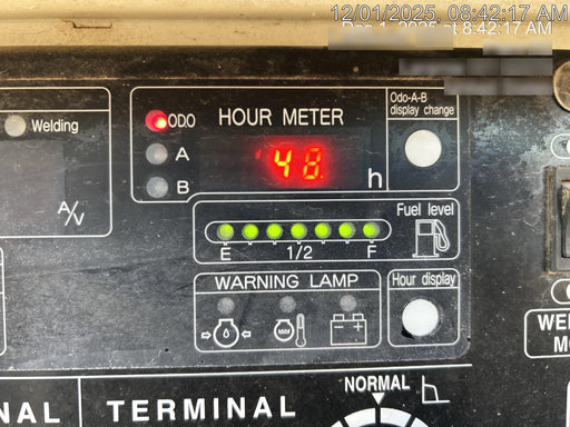 2020 Multiquip DLW400ESA4 400 amp Welder, 14kW, 120/240V, T4F Kubota, Trailer