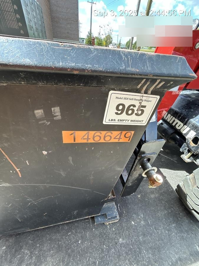 2021 STAR INDUSTRIES M-1820 - Self-Dump Hopper
