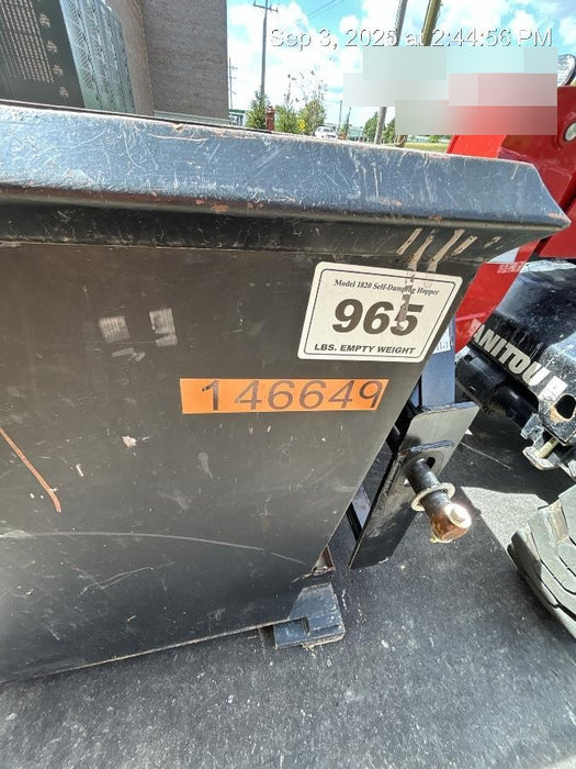 2021 STAR INDUSTRIES M-1820 - Self-Dump Hopper