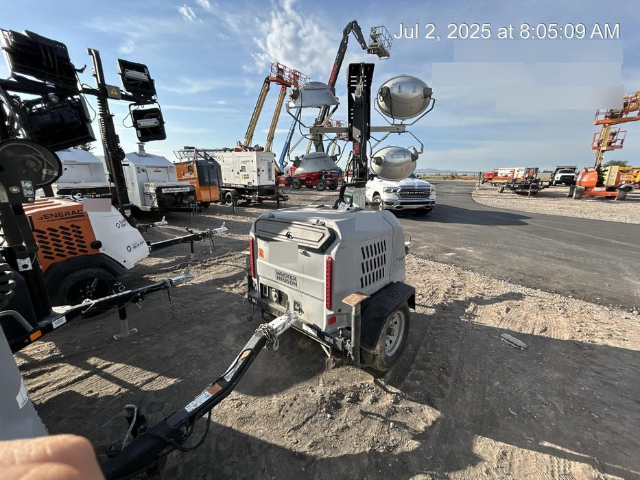 2019 Wacker Neuson LTV6L-MH Mobile Light Tower w/Fuel Level Sensor Installed