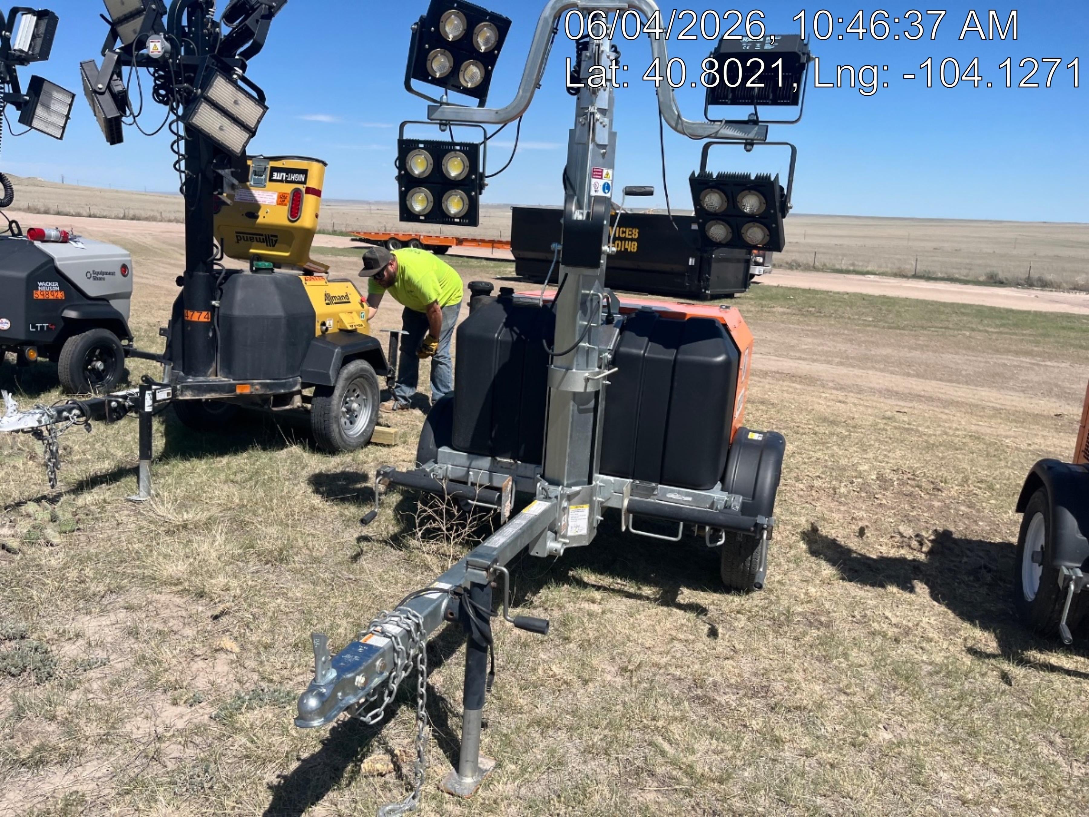 2024 Wanco WLTT-4MM4K Diesel, Deep Sea Controller, Shore Power Plug, Auto Start, (4) 350W LED Floodlights, 4kW Generator, 60 Gal Fuel Tank, 2" Ball, T3