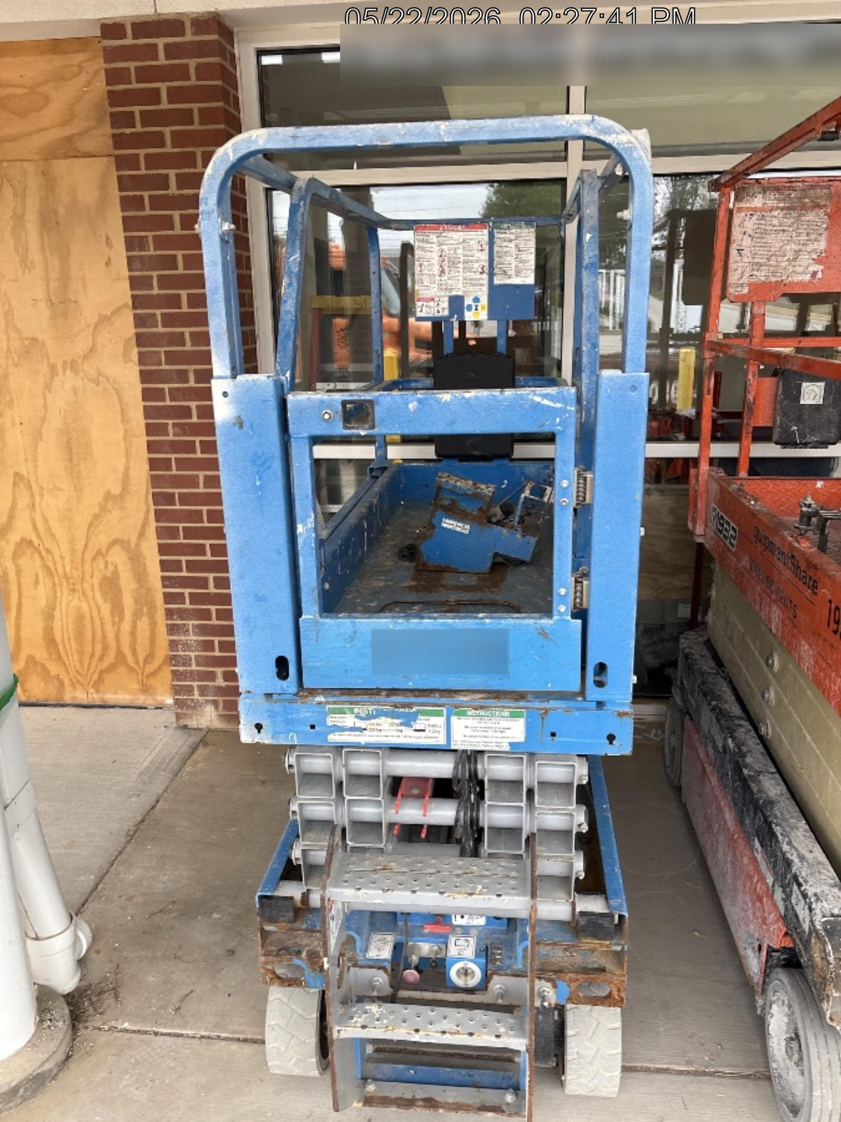 2020 Genie GS-1930 Solid Non Marking Tires, Beacon, Folding rails with half height swing gate