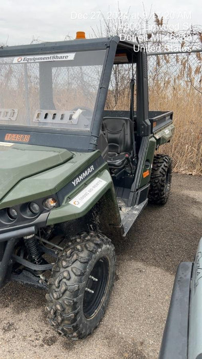 2021 Yanmar YU1000 Canopy, Steel Wheel, Poly WindShield, Beacon, Backup Alarm