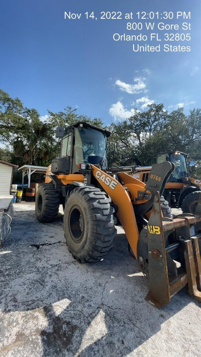 2018 Case 621G CLOSED CAB, JRB 416 STYLE HYD COUPLER