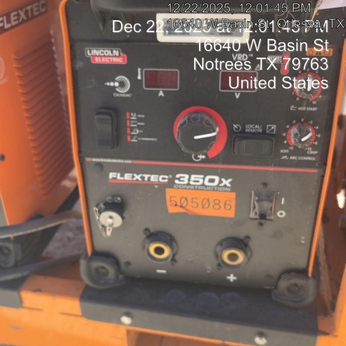 2025 LINCOLN ELECTRIC FLEXTEC 350X