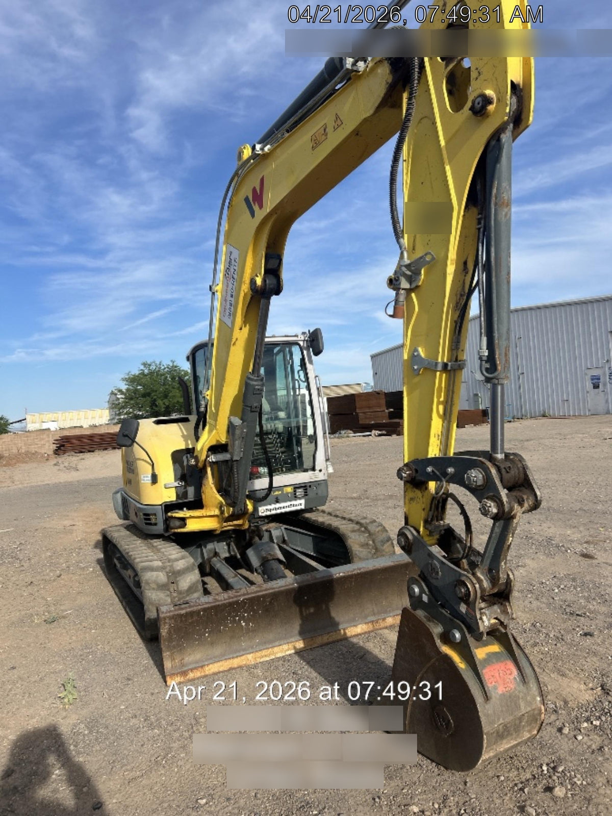 Wacker Neuson ET90 ET90 18K Excavator, Track, Cab, Bucket