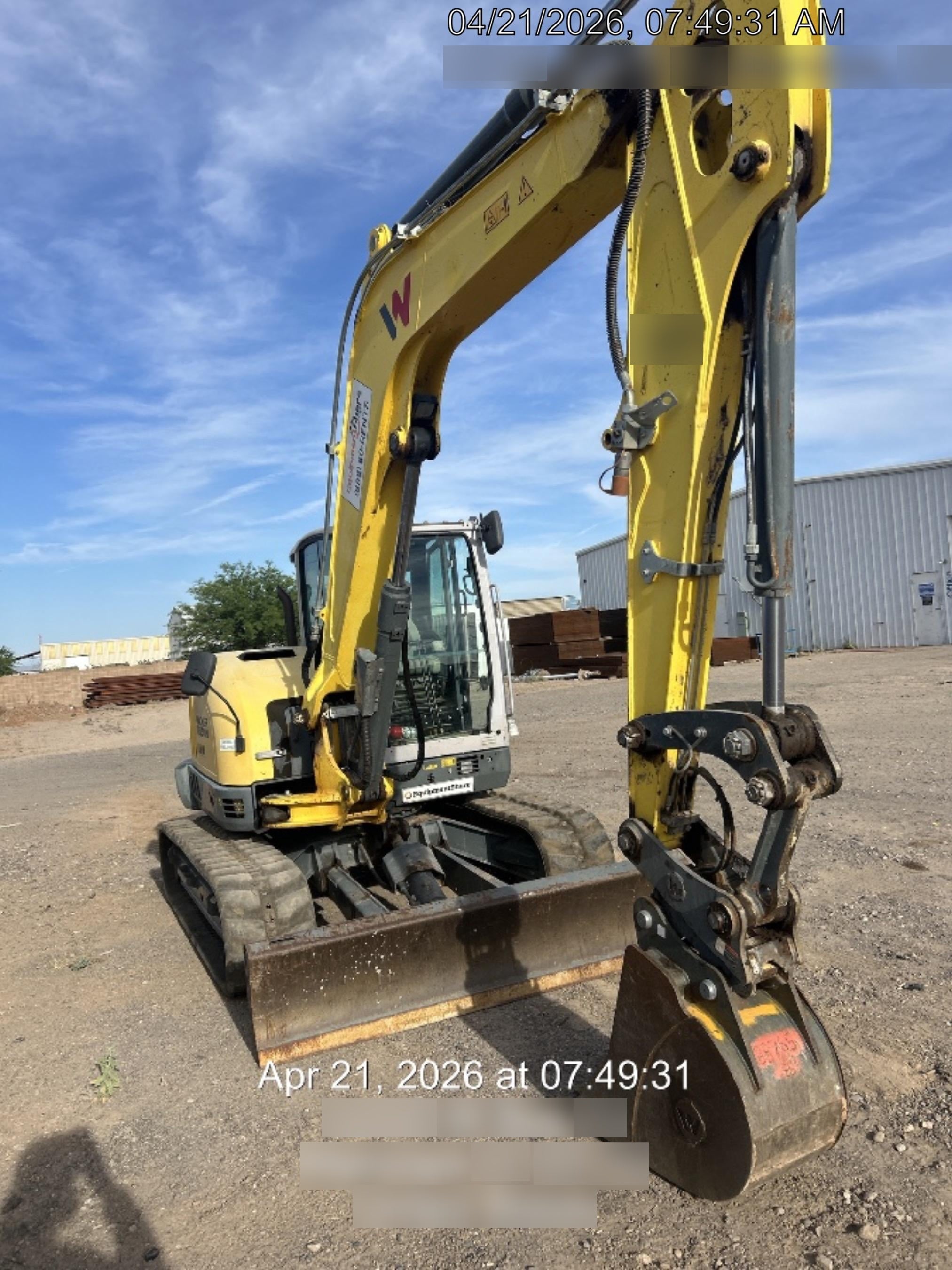 Wacker Neuson ET90 ET90 18K Excavator, Track, Cab, Bucket