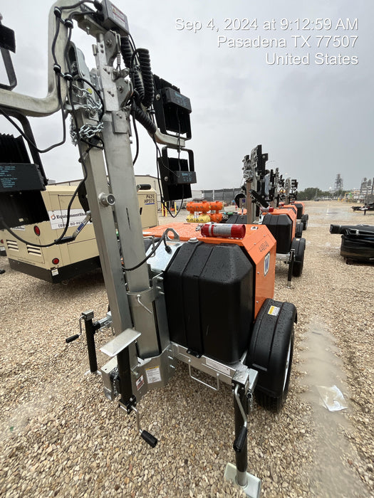 2024 Wanco WLTT-4MM4K Diesel, Deep Sea Controller, Shore Power Plug, Auto Start, (4) 350W LED Floodlights, 4kW Generator, 60 Gal Fuel Tank, 2" Ball, T3