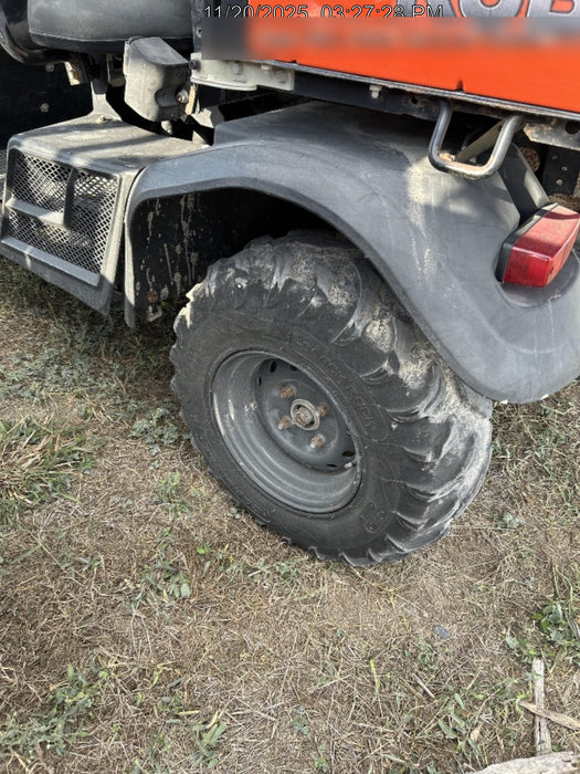 Kubota RTV-X1140W-H 4wd Utility Cart, LED Strobe, Windshield Tempered Glass, Pastic Canopy, Wire Harness Kit, Backup Alarm