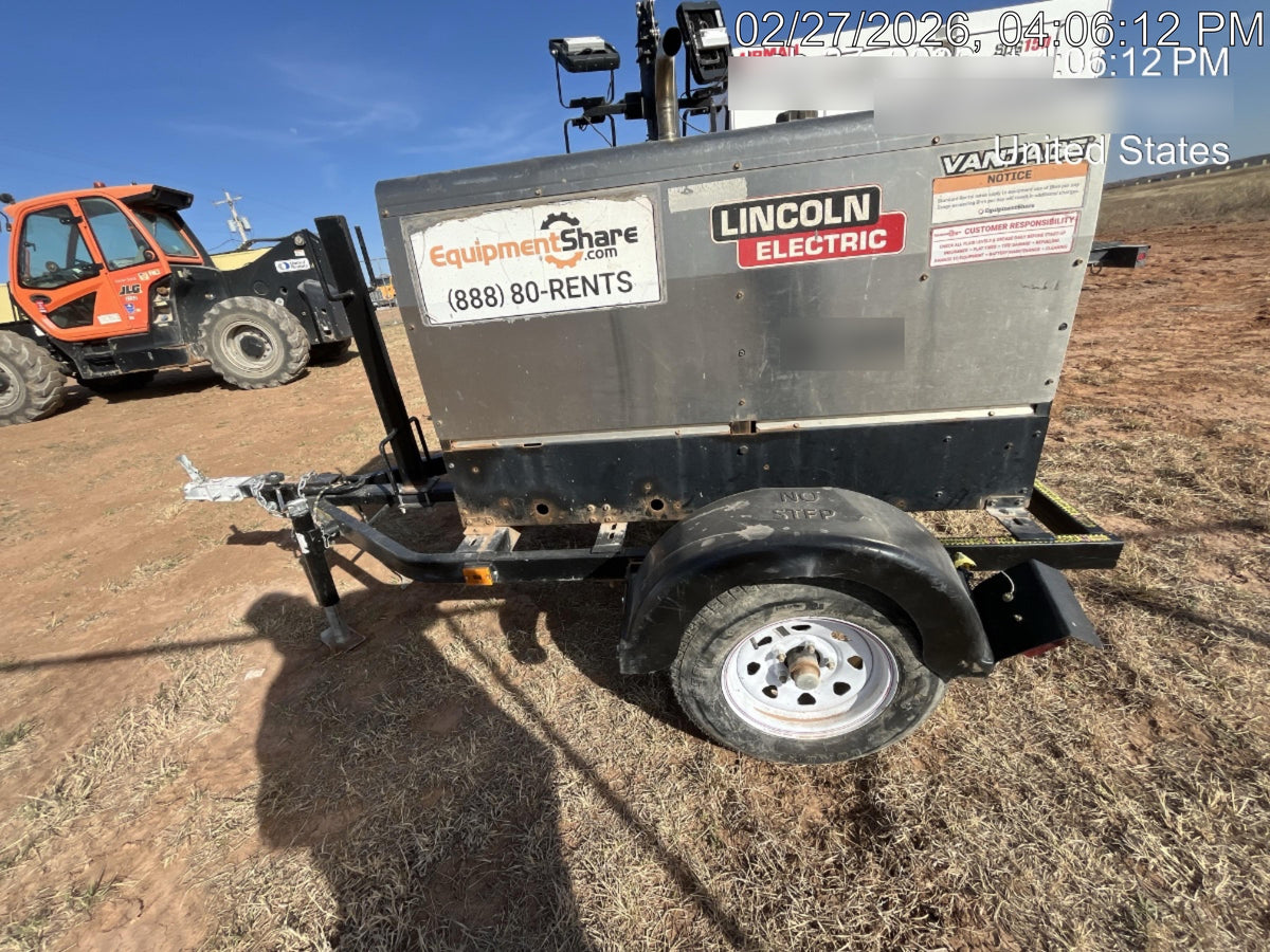 Lincoln Electric Vantage 322 Lincoln Vantage 322 Welder Ready Pak 3 - Vantage 322, Trailer