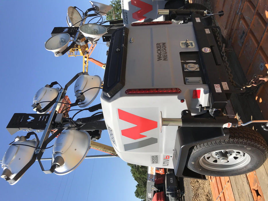 2019 Wacker Neuson LTV6L-MH Wacker Neuson LTV6L Mobile Light Tower w/Fuel Level Sensor Installed