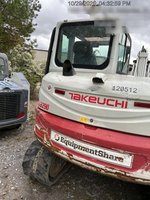 2020 Takeuchi TB290C Cab/Heat/Air, Rubber Tracks, Manual TAG QC