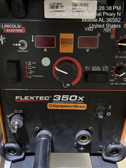 2022 LINCOLN ELECTRIC FLEXTEC 350X