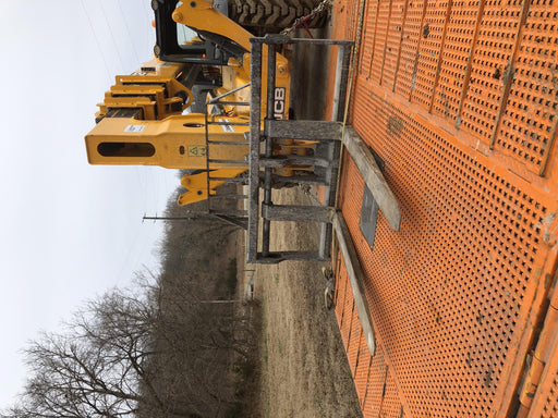 2019 JCB 510-56 74 HP, Beacon, Worklights, Aux Hydraulics, Solid Tires, 60" Carriage/Forks